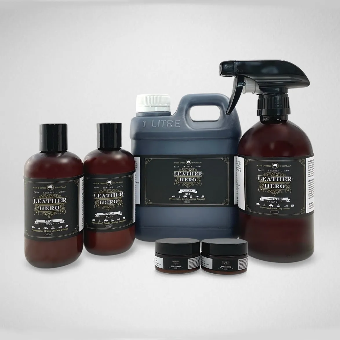 Leather Repair & Recolour Kit - Redwood