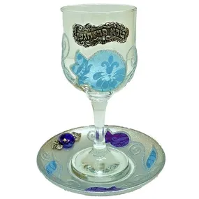 Lily Art - 50602 - Kiddush Cup Combinations Light Blue