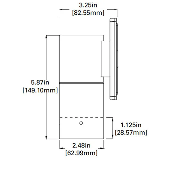 Lumiere Lanterra 9002 - W1 (Up or Down) LED Wall Cylinder Light