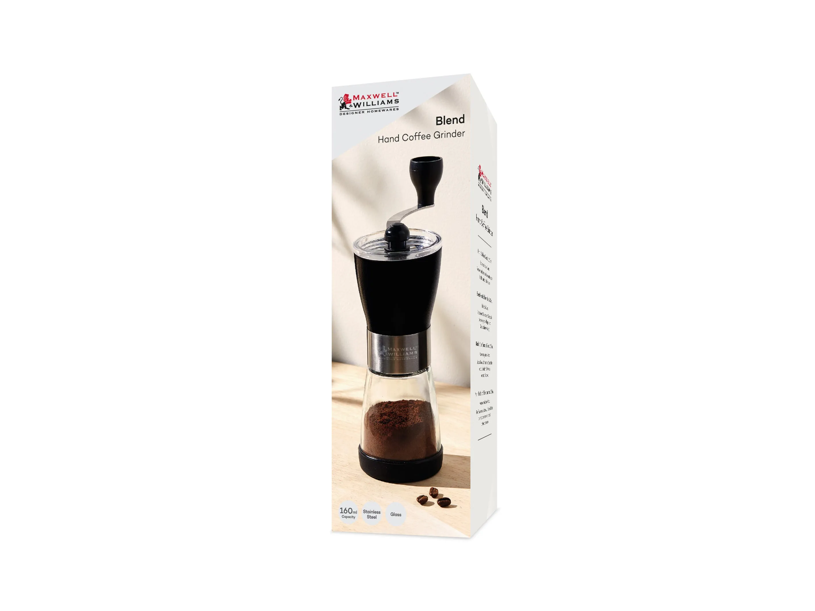 Maxwell & Williams Blend Hand Coffee Grinder - 160ml