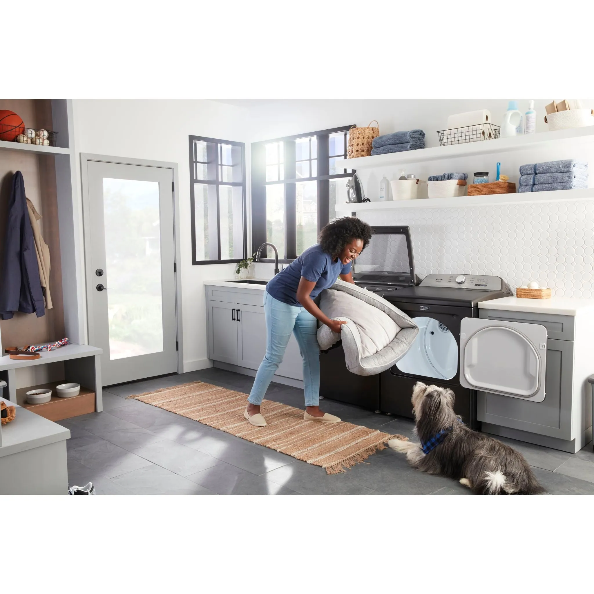 Maytag Electric Dryer (Pet Pro) (YMED6500MBK) - Volcano Black