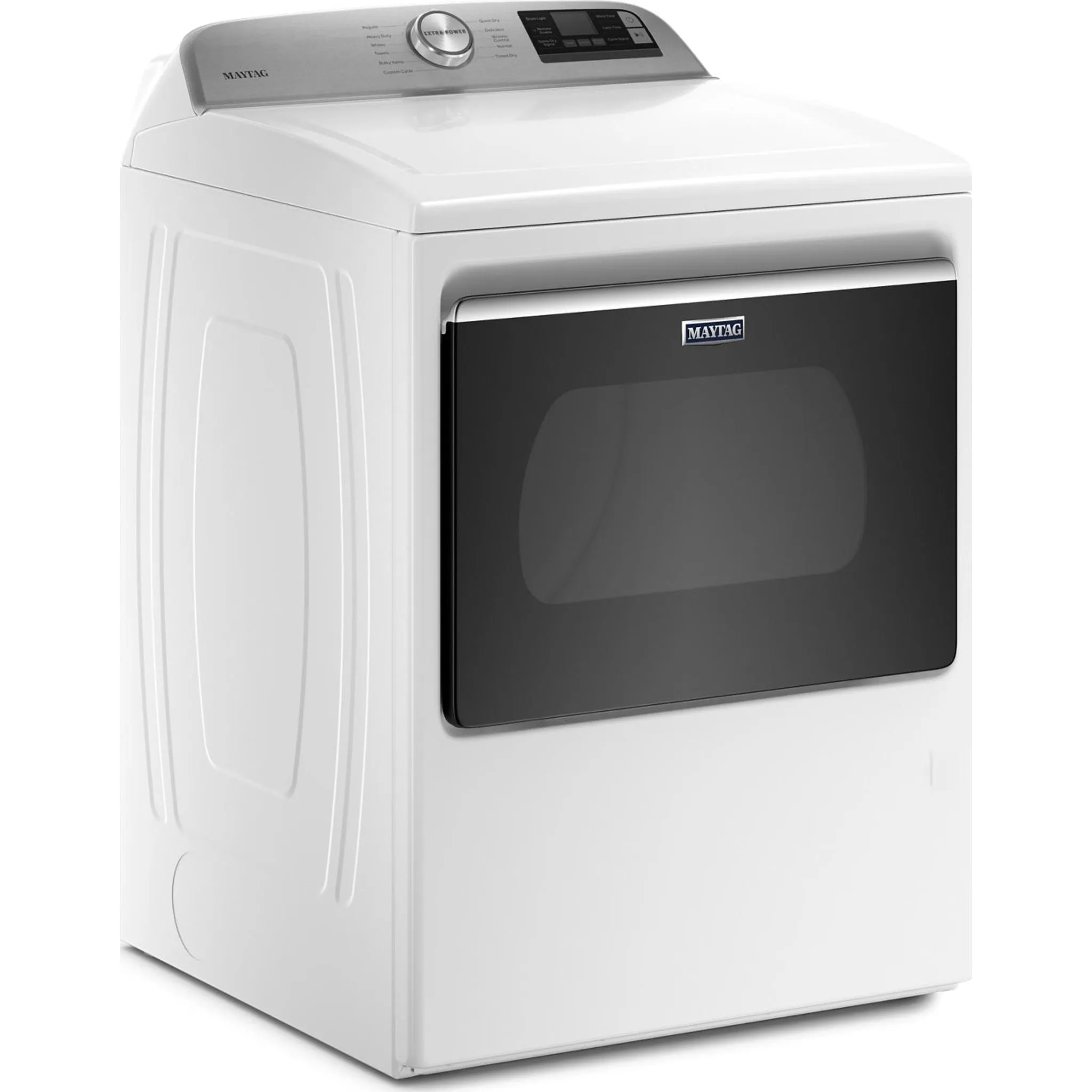 Maytag Smart Top Load Gas Dryer with Extra Power Button - 7.4 cu. ft. (MGD6230HW)