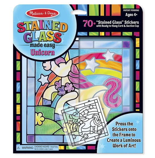 Melissa & Doug - Stained Glass Unicorn