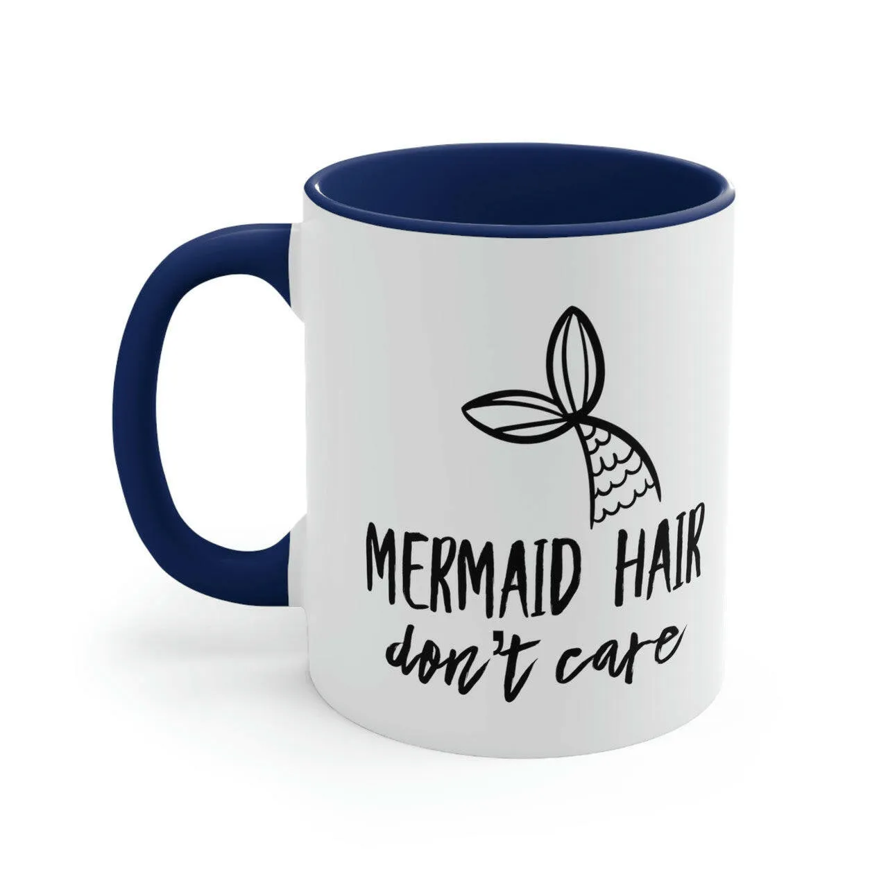 Mermaid Hair Don't Care Ceramic Beach Coffee Mug, 5 Colors