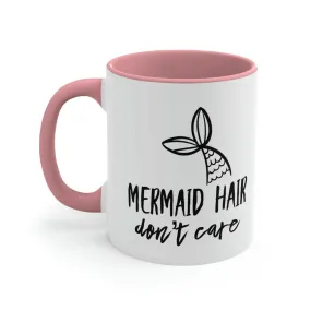 Mermaid Hair Don't Care Ceramic Beach Coffee Mug, 5 Colors