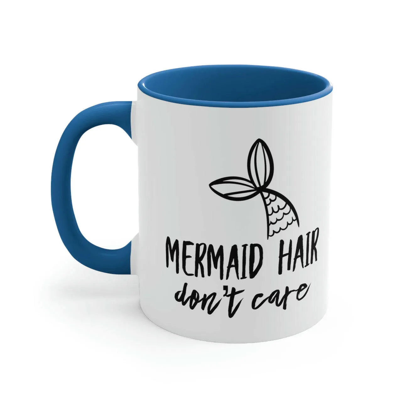 Mermaid Hair Don't Care Ceramic Beach Coffee Mug, 5 Colors