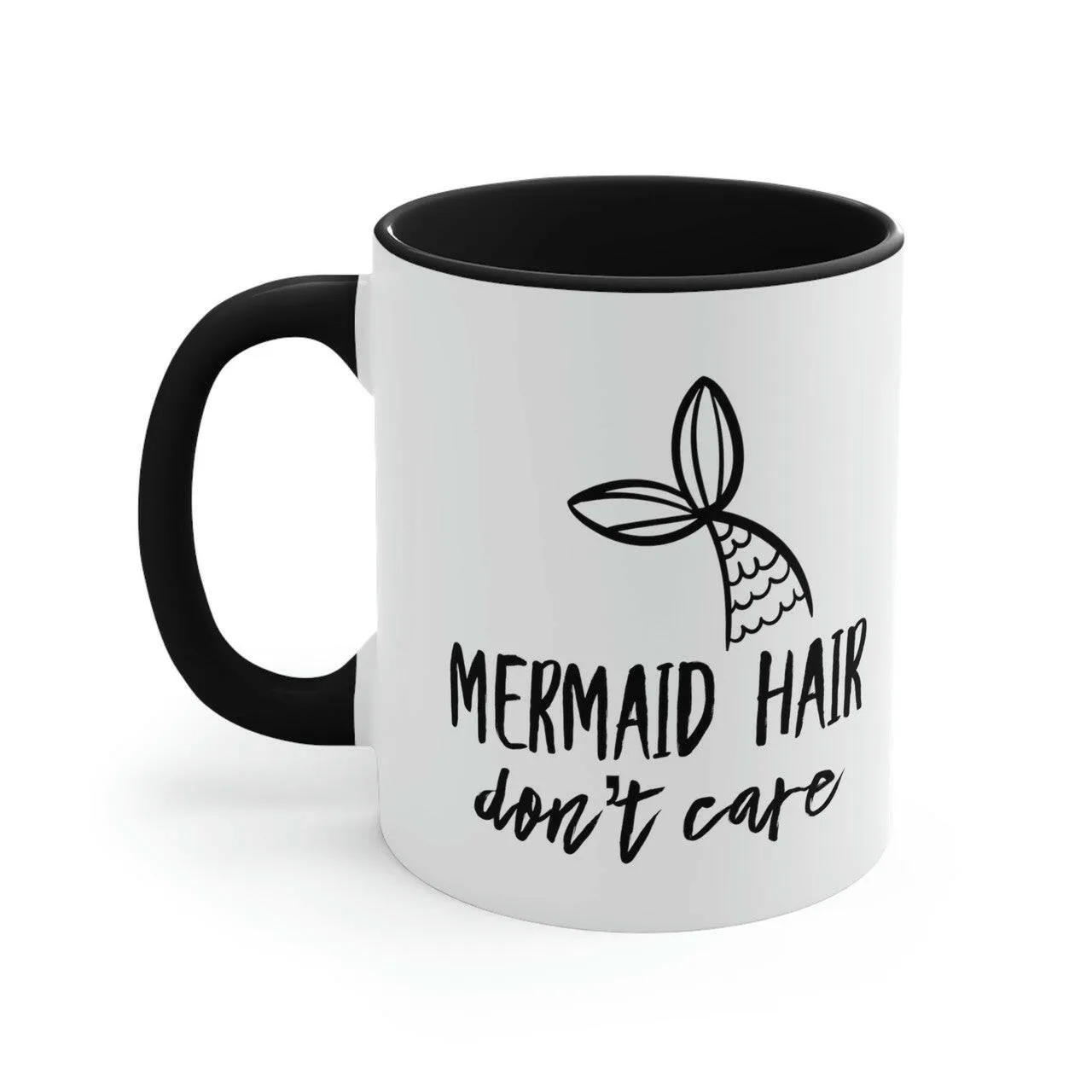 Mermaid Hair Don't Care Ceramic Beach Coffee Mug, 5 Colors