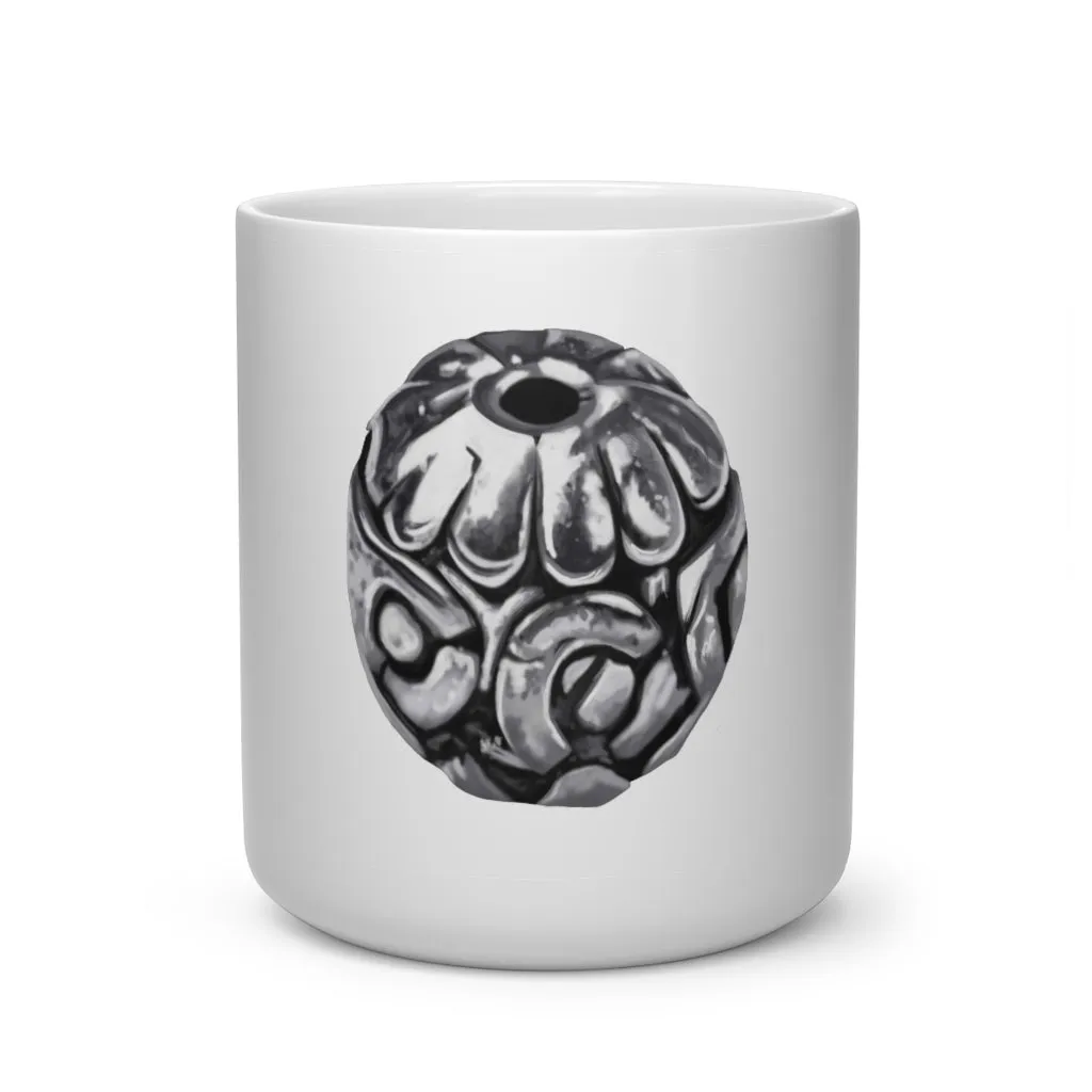 Metal Piece Heart Shape Mug