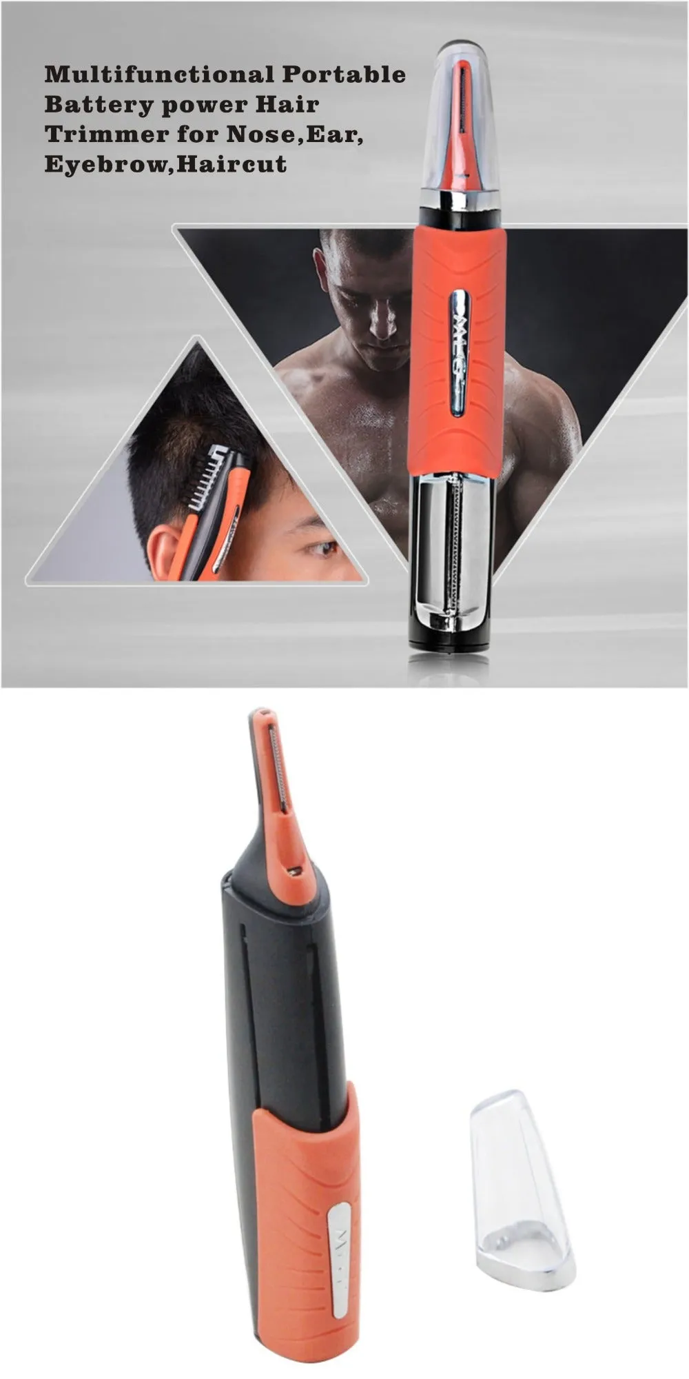 Micro Precision Eyebrow Ear Nose Trimmer Removal Clipper Shaver