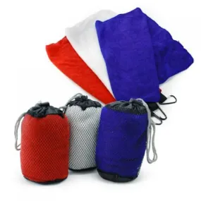 Microfibre Towel with carabiner hook