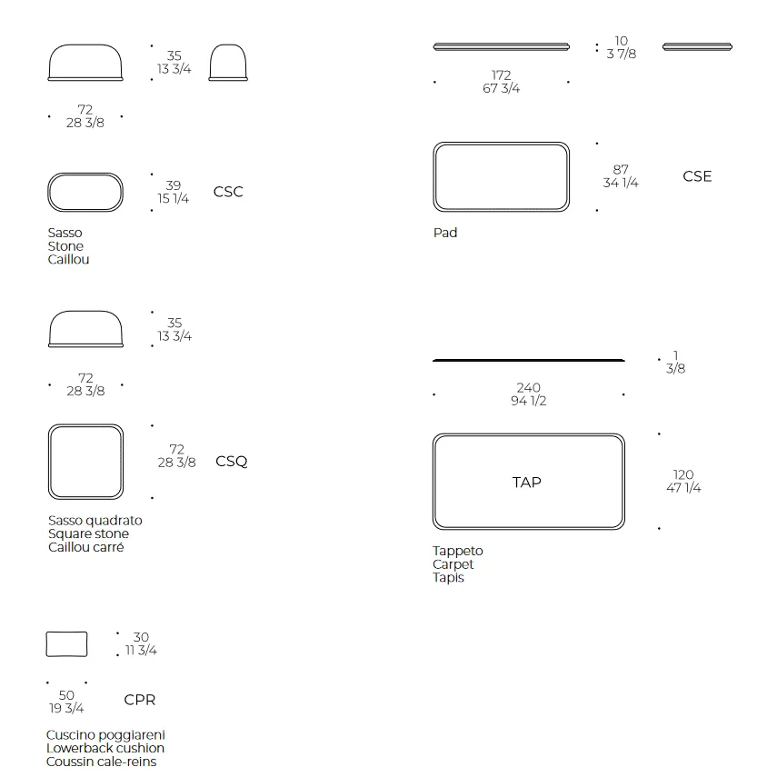 Milano Sofa/ Day Bed