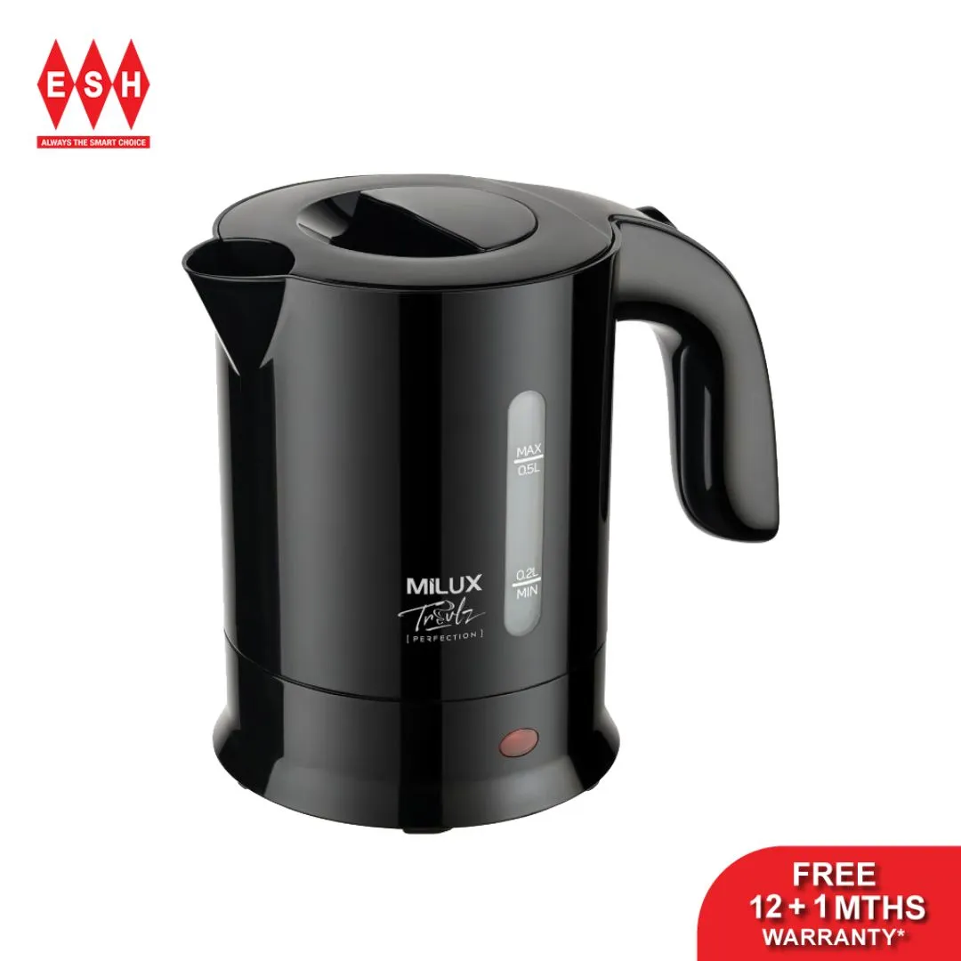 Milux MJK-520T 0.5L Travel Jug Kettle