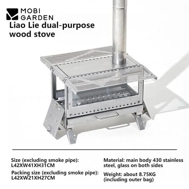 MOBI GARDEN LiaoLie Firewood Stove