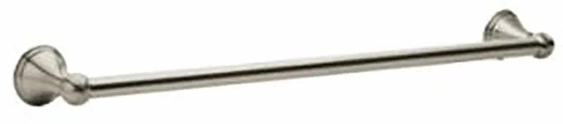 Moen DN8424BN Towel Bar, 24 in L Rod, Aluminum, Brushed Nickel, Surface Mounting :CD: QUANTITY: 1