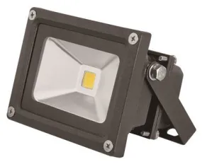 Monument Led Floodlight With Aluminum Housing Bronze 3-3/8X4-1/2X2-15/16 In 10-Watt Led Integrated Panel Array Included