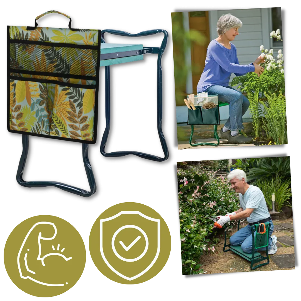 Multipurpose gardening kneeler