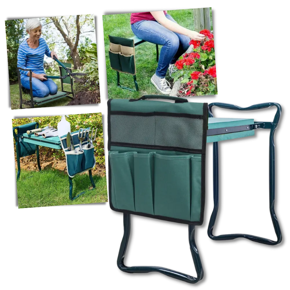 Multipurpose gardening kneeler