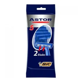 (NET) Bic Shaver Astor Twin 5 Razors