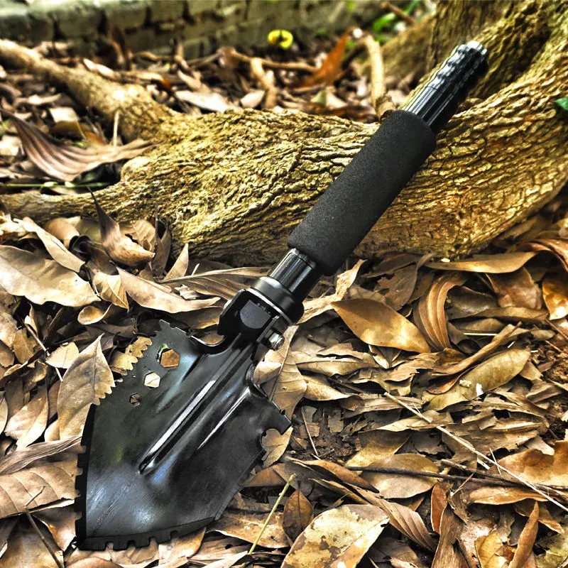 New Design Portable Tactical 2Cr13 Shovel Outdoor Multi Function Camping Folding Survival Mini Shovel