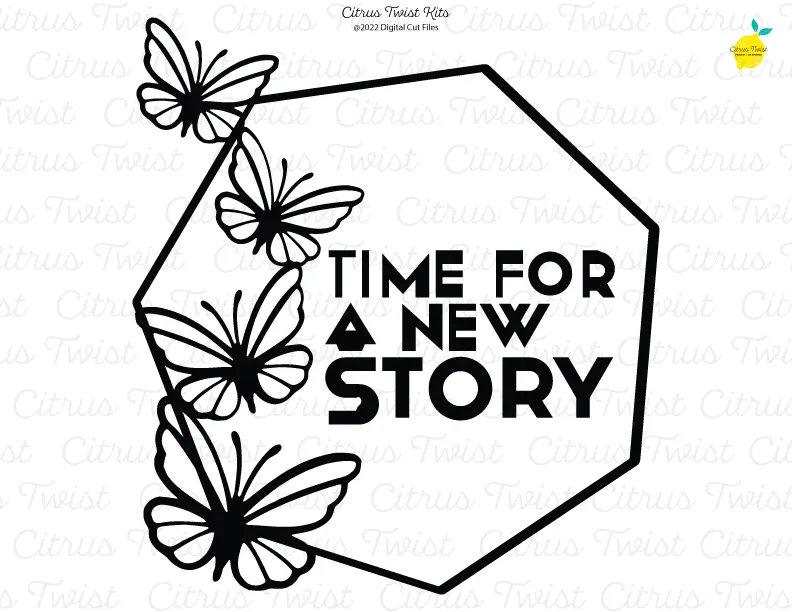 NEW! Digital Cut file - A NEW STORY - January 2022