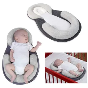 Newborn Baby Sleep Protector Pillow Infant Sleep Positioner Mattress Anti Roll Bed Cushion Newborn Posing Mattress U Bed Pad