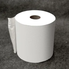 NPS® Response® #30300 White 1-Ply Restroom Roll Towels (8" x 800') - 6 Rolls