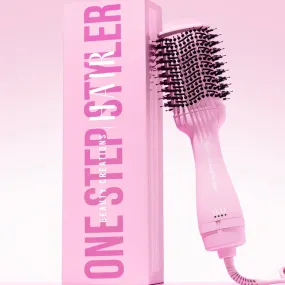 One Step Styler Blow Drying Brush- Pink