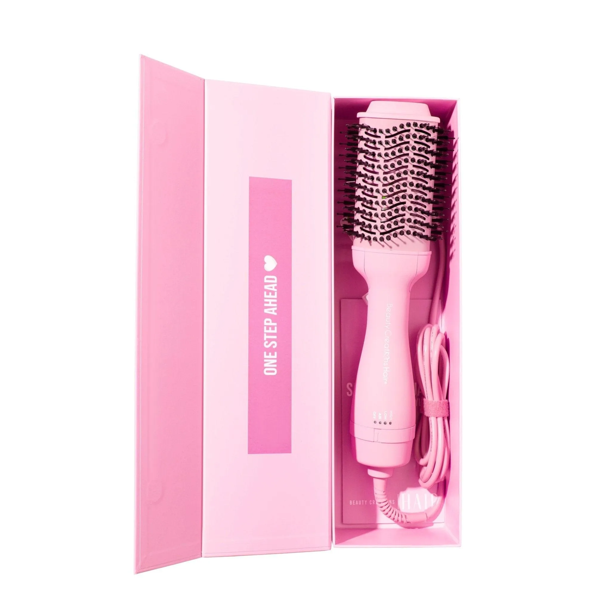 One Step Styler Blow Drying Brush- Pink