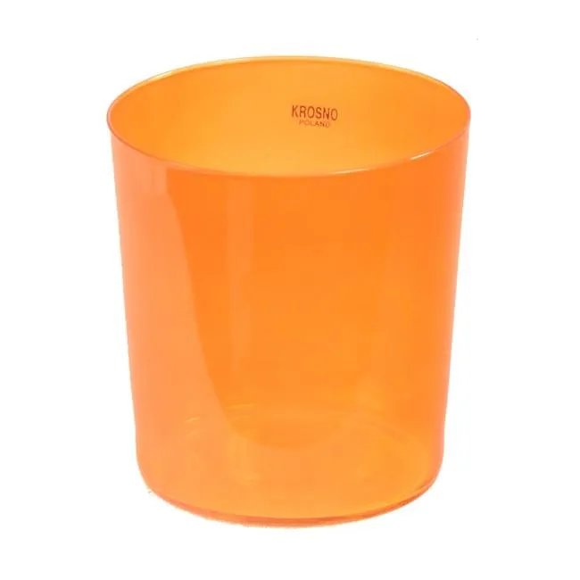 Orange Glass Cup Krosno (A D)