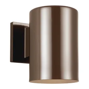 Outdoor Cylinders Bronze Large 1 Light Wa