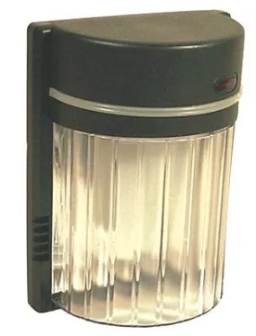 Outdoor Wall Lantern Brown Uses (1) 27-Watt Fluorescent Quad Lamp