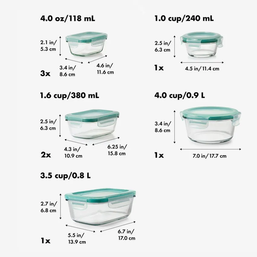 Oxo | Good Grips 16-Piece Smartseal Containers