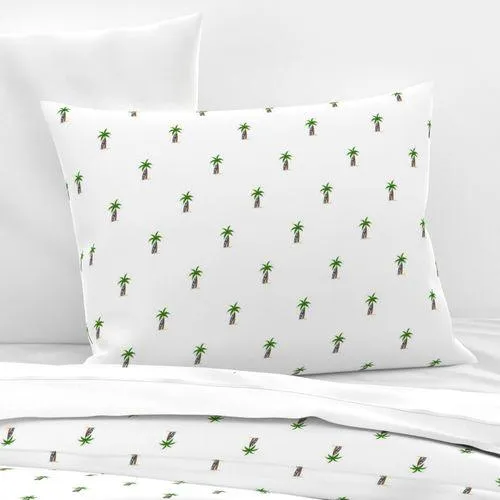 Palm Trees with Blue Surfboard Sheet Set from Surfer Bedding™️