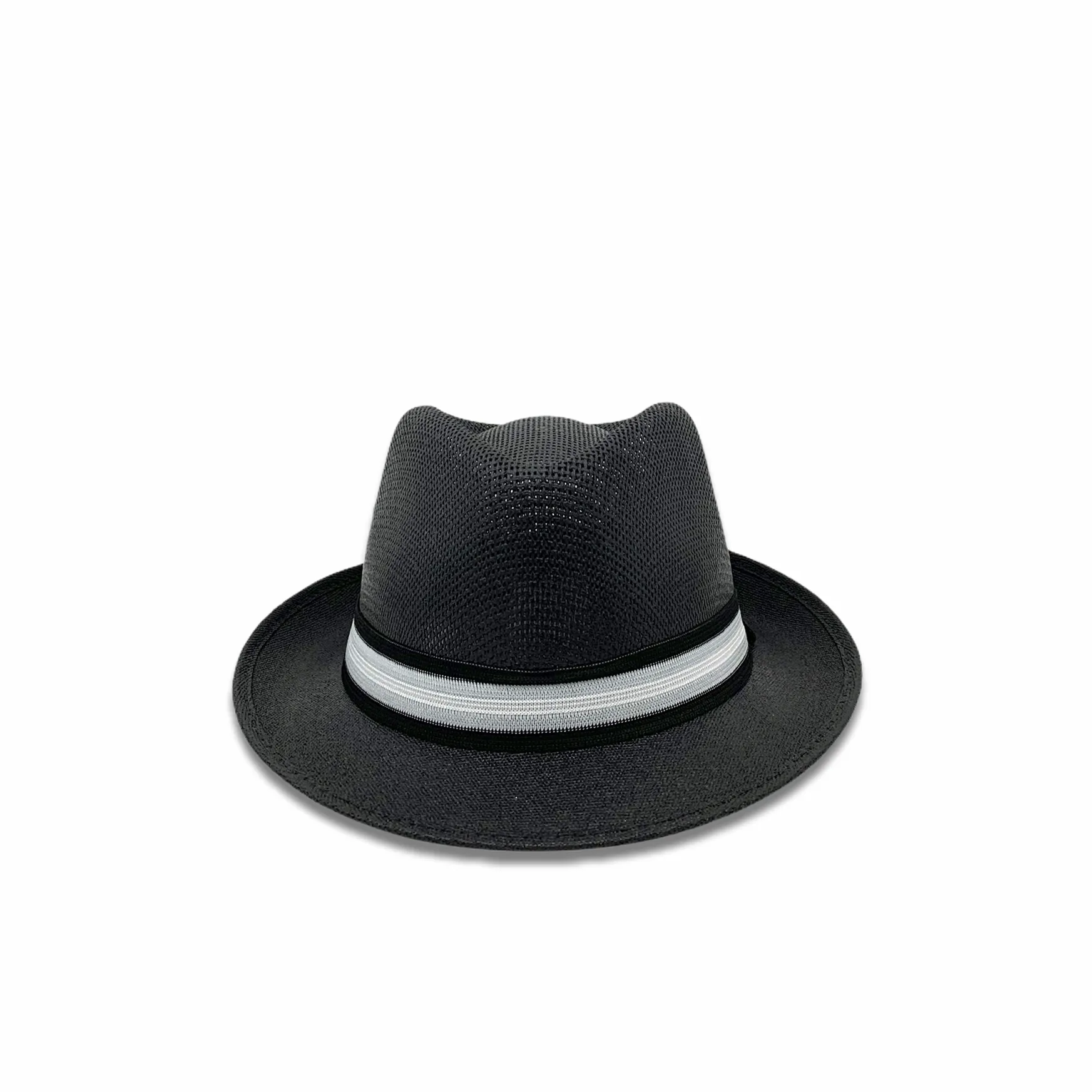 Panama Fedora Hat-Black