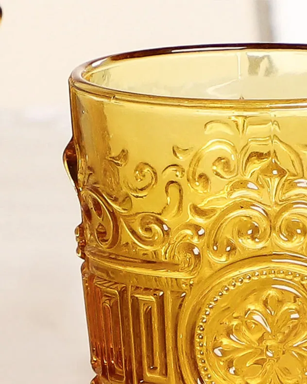 Parisian Amber Wine Goblet