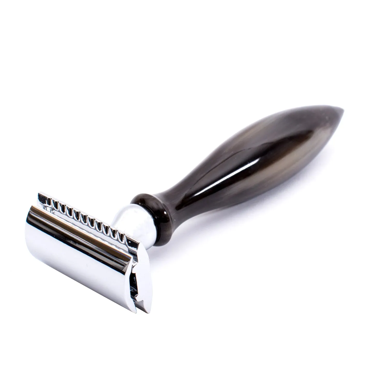 Parker 3-Piece Horn Safety Razor