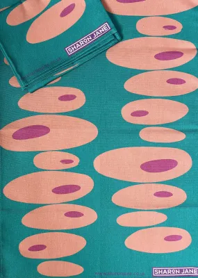 Pebbles Tea Towel - Turquoise    Pink