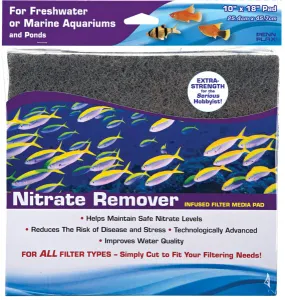 Penn Plax Nitrate Remover Pad 10" x 18"