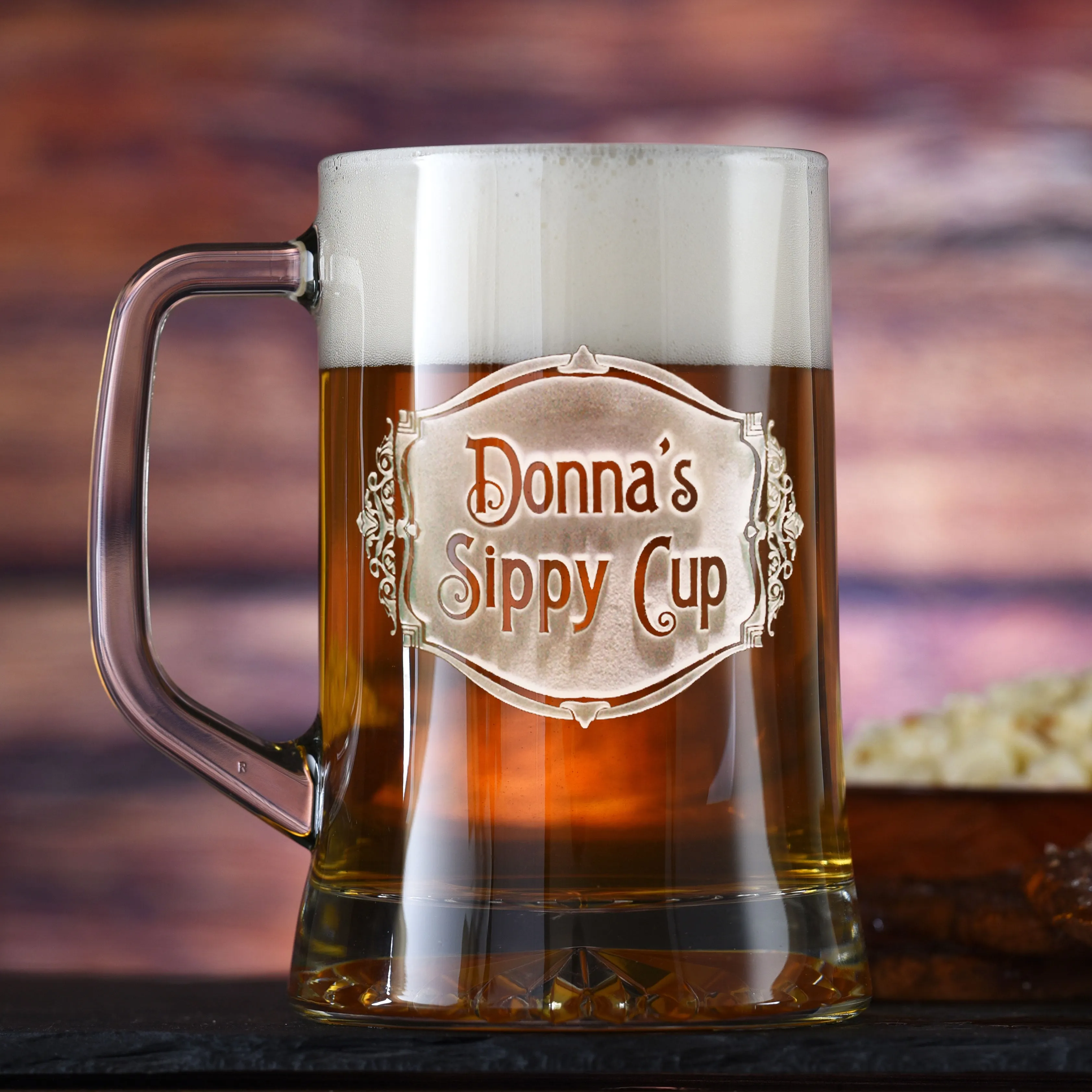 Personalized Sippy Cup Beer Mug