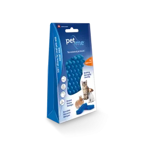 Pet Me Soft Silicone Blue Brush