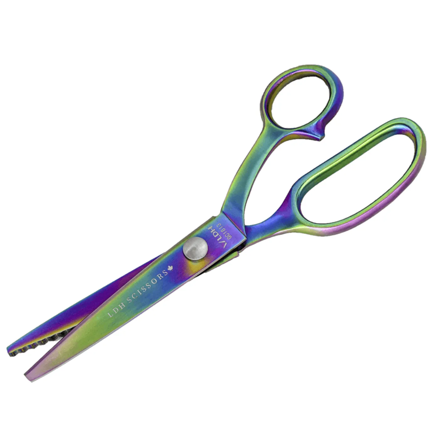 Pinking Shears - 9" Prism Rainbow - LDH Scissors