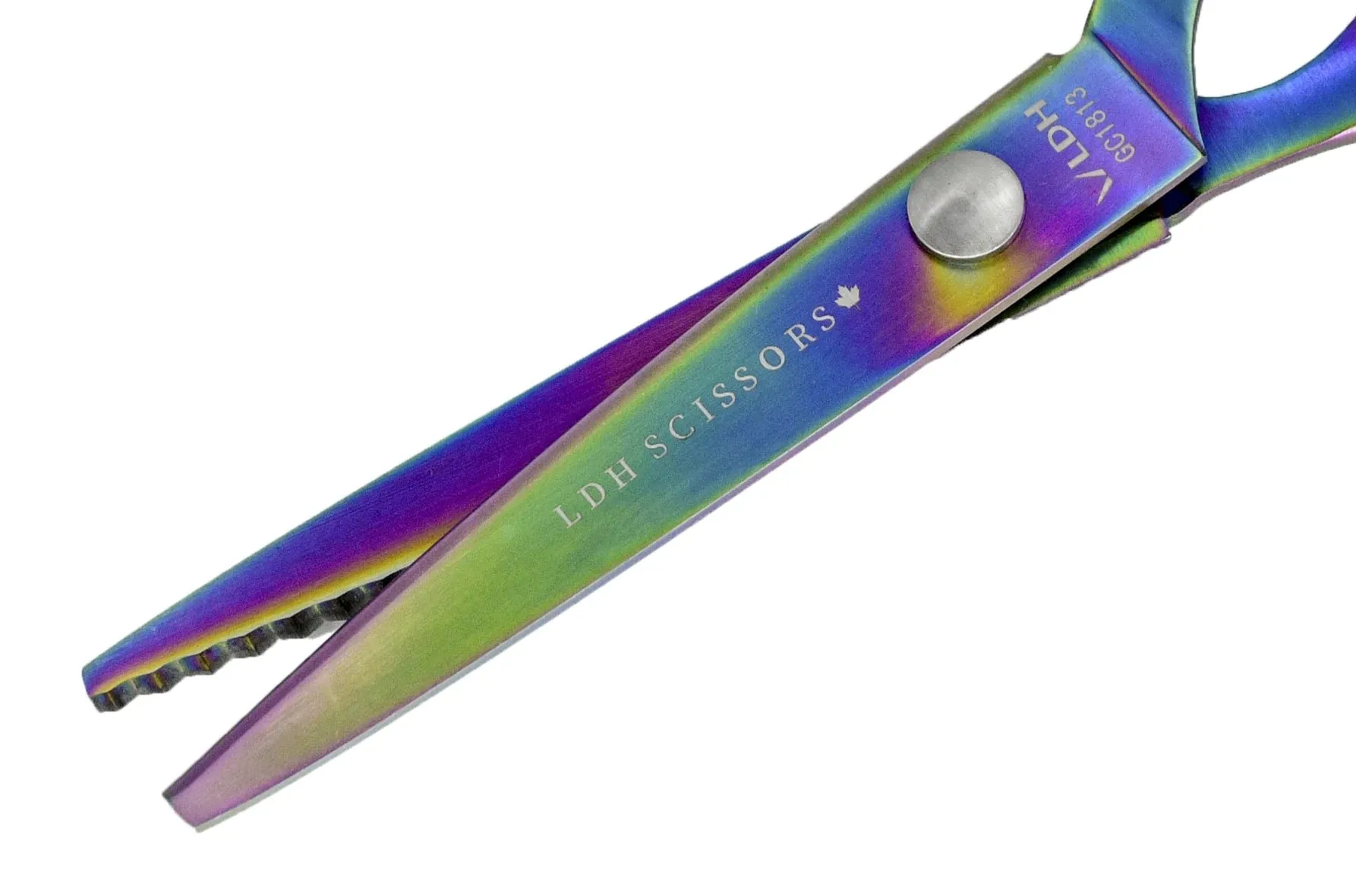 Pinking Shears - 9" Prism Rainbow - LDH Scissors