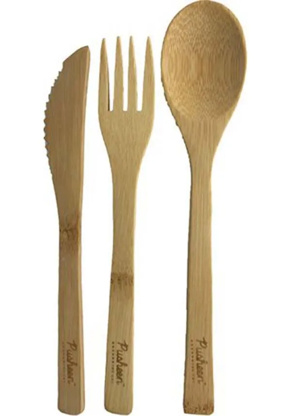 Pusheen the Cat Foodie Bamboo | CUTLERY SET