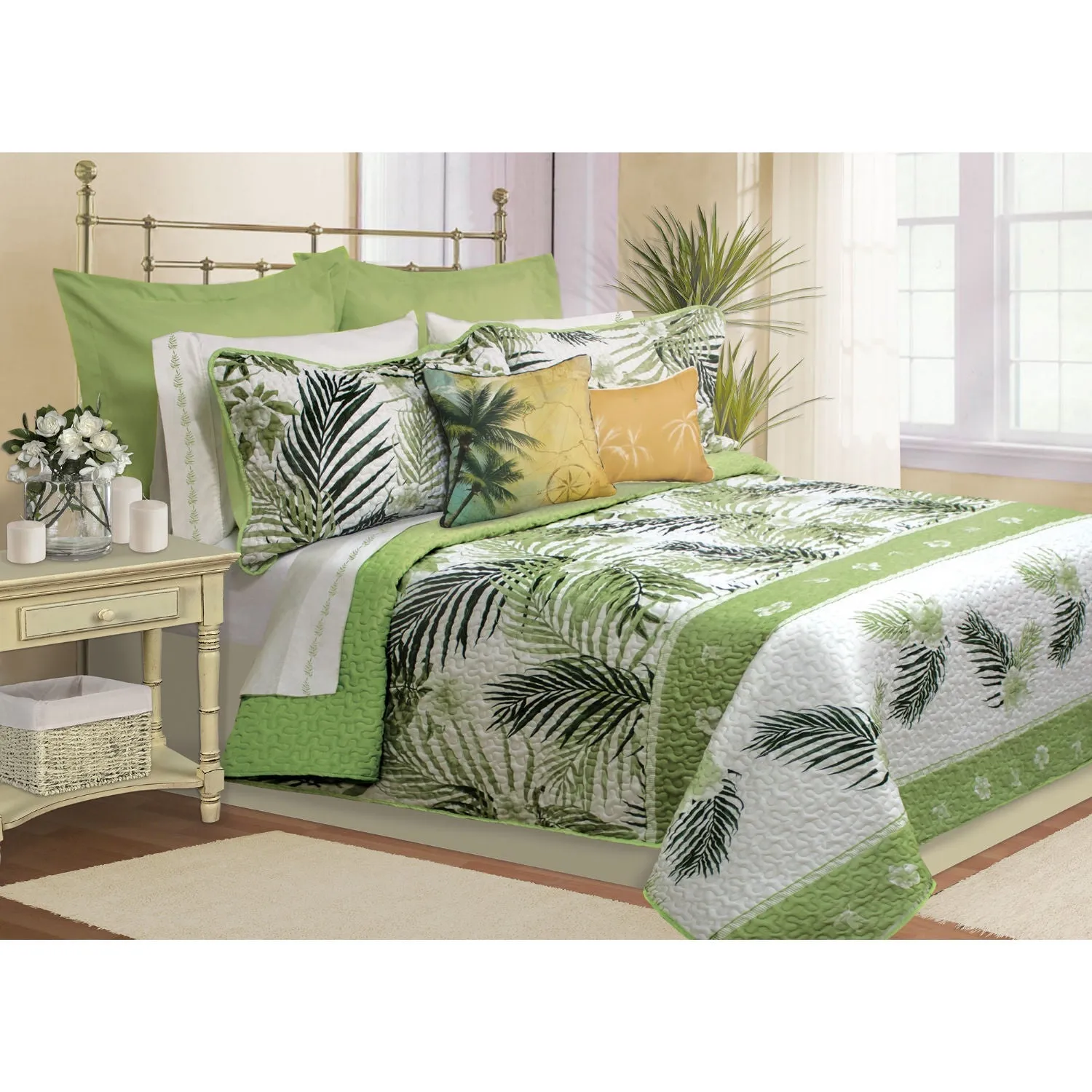 Quilt Bedding Set 4Pc Tahiti