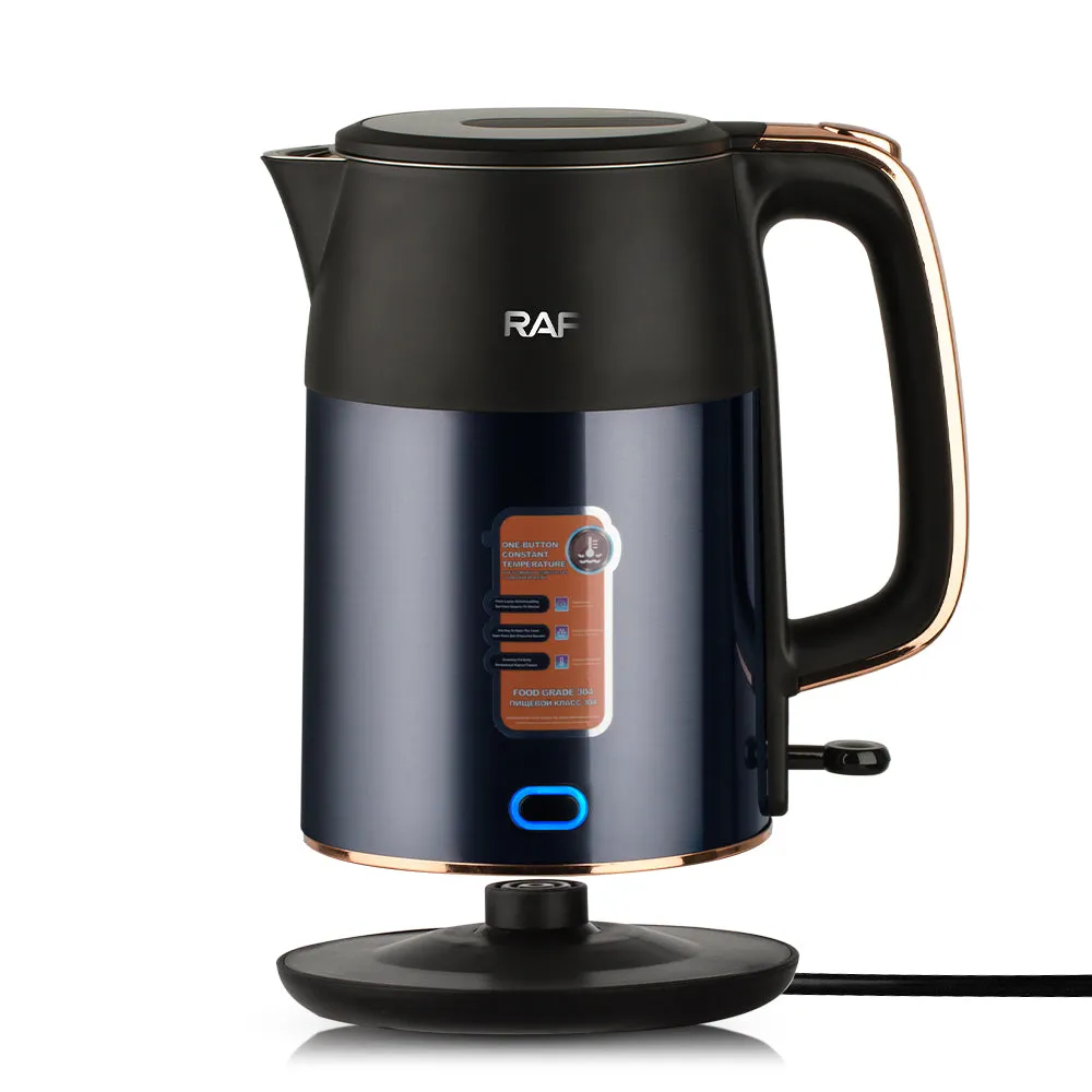 RAF Electric Kettle | 2L Capacity | 1800W | High Quality Stainless Steel