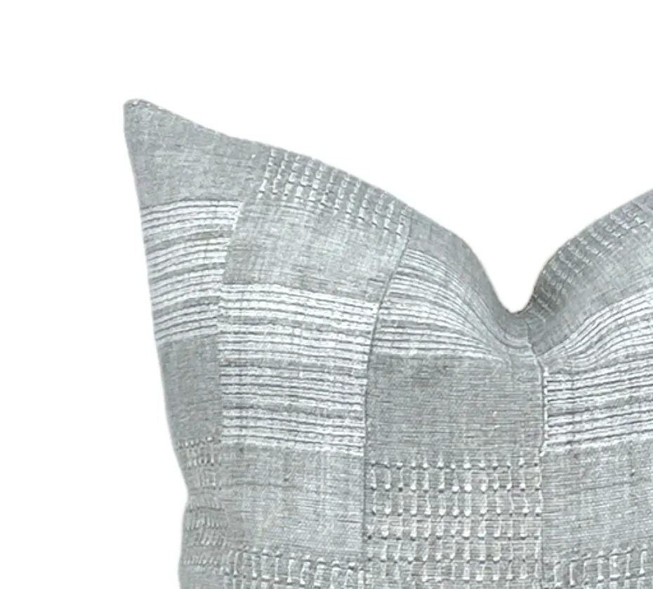 READY TO SHIP Jennifer Shorto Simoun in Gray  Pillow