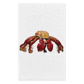 Red Crab Rally Towel, 11x18