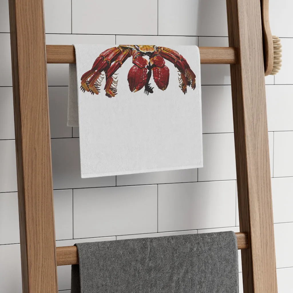 Red Crab Rally Towel, 11x18