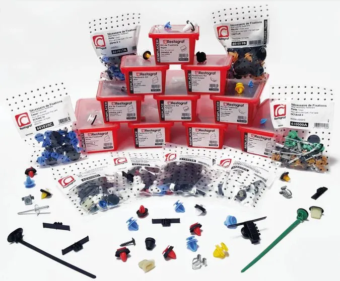 Restagraf Front Wing Fixings & Fasteners- Fitting Kit, Laguna (09.2007 → 04.2015) , Renault 600380356R , 60 03 803 56R