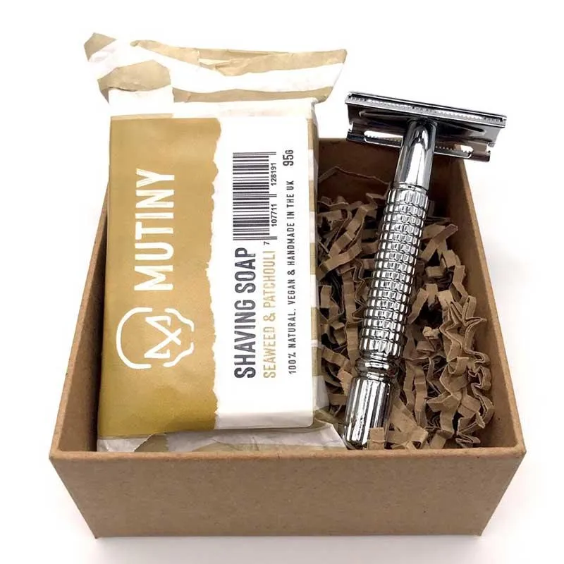 Safety Razor Mini Set - Patchouli & Tea Tree